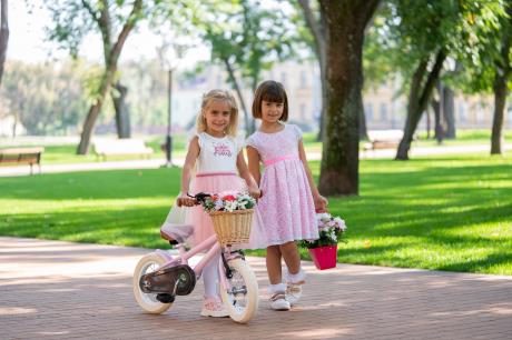 Дитячий велосипед Miqilong RM 12 рожевий (ATW-RM12-PINK) - фото 0