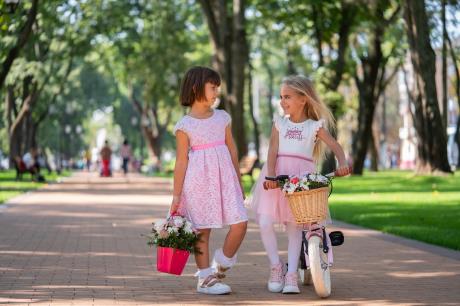 Дитячий велосипед Miqilong RM 12 рожевий (ATW-RM12-PINK) - фото 0