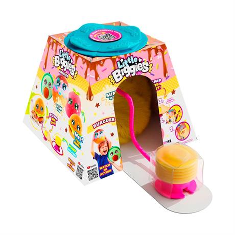 Мягкая надувная игрушка Biggies Little Foodies W2 Бургер (BIG002-BU) - фото 3