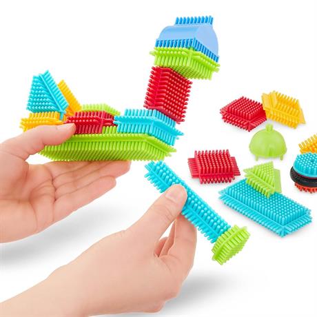 Конструктор Battat Bristle Blocks Строитель 56 деталей (BT3070Z) - фото 2