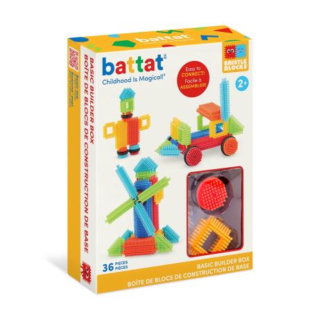 Конструктор Battat Bristle Blocks Будівельник 36 деталей (BT3099Z) - фото 6