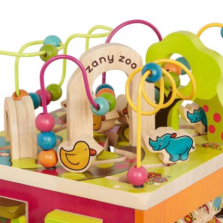 Дерев'яний бізікуб Battat Зоокуб (BX1004X) - фото 7