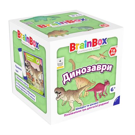 Настільна гра YaGo Brainbox Динозаври (BZZBRDI02UA) - фото 0