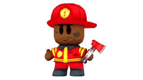Мягкая игрушка Devseries Collector Plush S1 Livetopia Firefighter 20 см (CRS0014) - фото 0