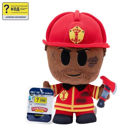Мягкая игрушка Devseries Collector Plush S1 Livetopia Firefighter 20 см (CRS0014) - фото 0
