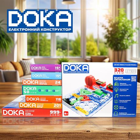 Электронный конструктор Doka 320 Схем (D70707) - фото 8