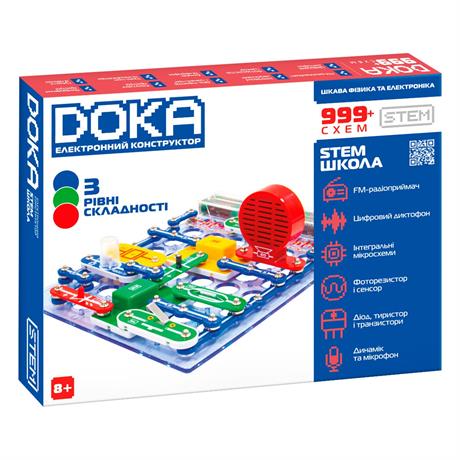 Электронный конструктор Doka Школа 999+ Схем (D70708) - фото 2