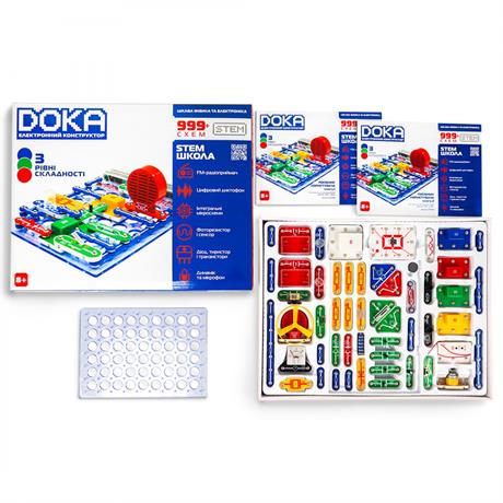 Электронный конструктор Doka Школа 999+ Схем (D70708) - фото 3