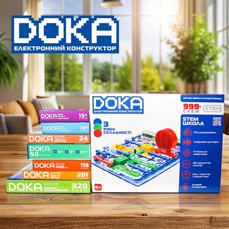 Электронный конструктор Doka Школа 999+ Схем (D70708) - фото 7