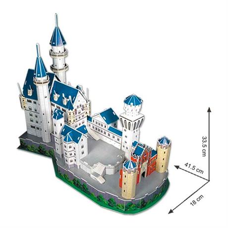 3D пазл CubicFun National Geographic Замок Нойшванштайн (DS0990h) - фото 3