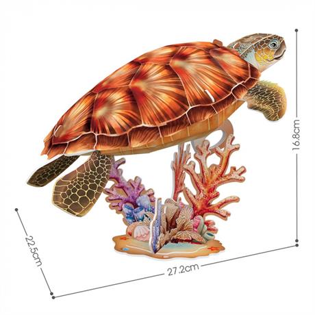 3D пазл CubicFun Зникаючі тварини Морська черепаха (DS1080h) - фото 3
