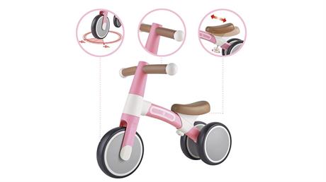 Біговел Hape Перша поїздка триколісний 7 рожевий (E0105) - фото 8