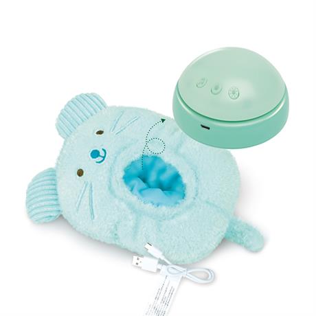 Музыкальная игрушка-ночник Hape Мышонок голубой (E0113) - фото 6