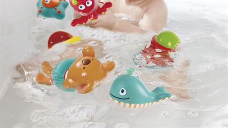 Набор игрушек для ванной Hape Мои первые игрушки для ванной 7 в 1 (E0220) - фото 7