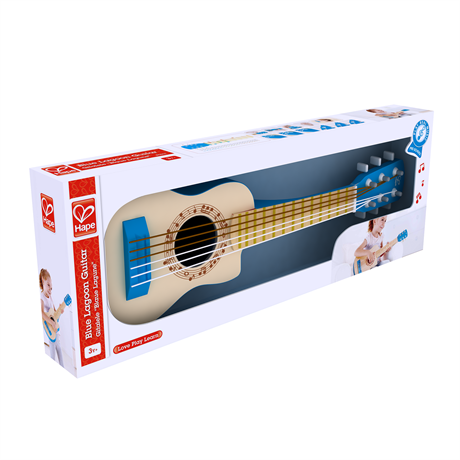 Дитяча гітара Hape Лагуна синій (E0601) - фото 1