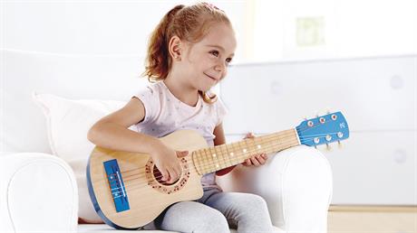 Детская гитара Hape Лагуна синий (E0601) - фото 2