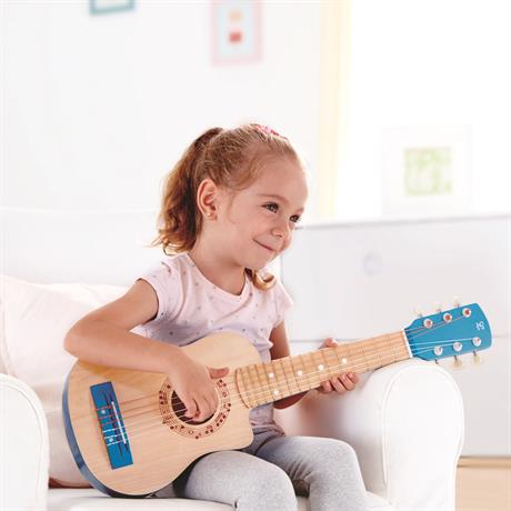 Детская гитара Hape Лагуна синий (E0601) - фото 0