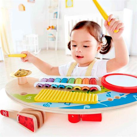 Дитячий ксилофон Hape Мініоркестр 5 в 1 (E0612) - фото 3
