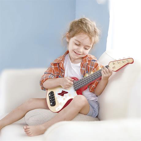 Музыкальная гитара Hape красный (E0624) - фото 1