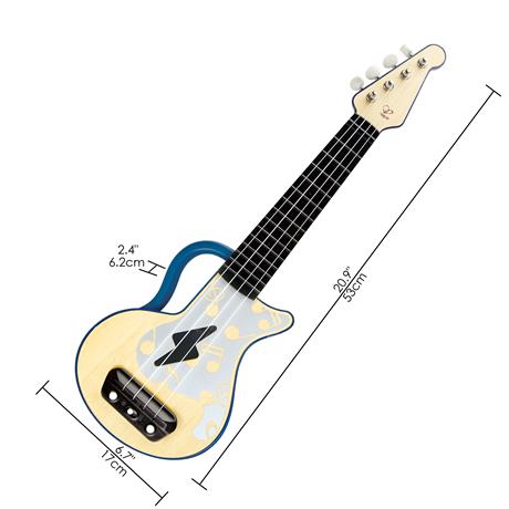 Музыкальная гитара Hape синий (E0625) - фото 7
