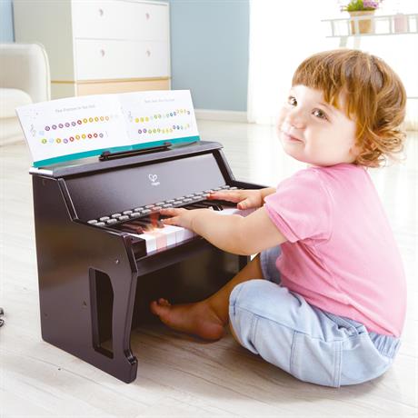 Детское пианино Hape 25 клавиш с подсветкой черный (E0627) - фото 5