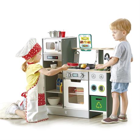 Детская кухня Hape с оборудованием и продуктами (E3178) - фото 0