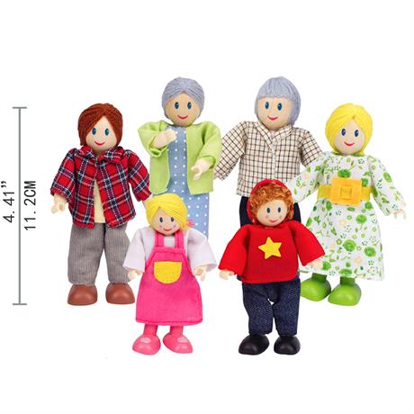 Набір фігурок Hape Щаслива кавказька сім'я (E3500) - фото 2