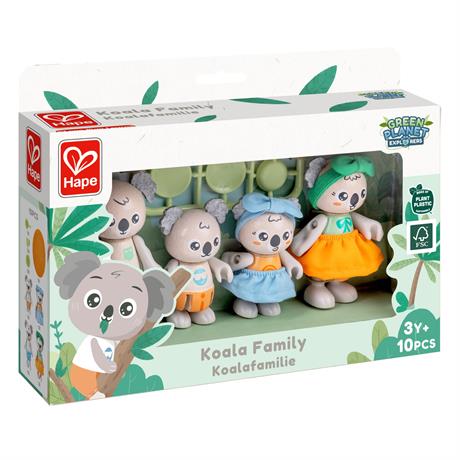 Деревянный набор Hape Семья коал (E3528) - фото 1