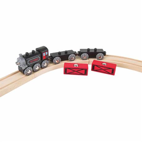 Набір для іграшкової залізниці Hape Товарний поїзд (E3717) - фото 6