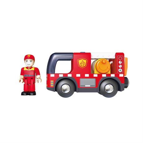 Игрушечная пожарная машина Hape с сиреной (E3737) - фото 4
