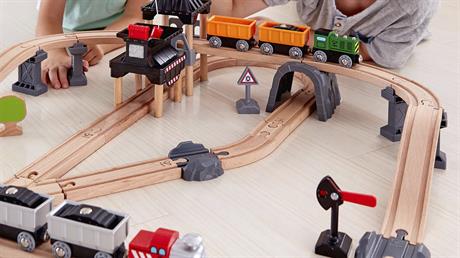 Іграшкова залізниця Hape Гірський навантажувач 64 ел. (E3756) - фото 10