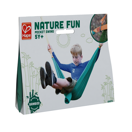Детский гамак Hape Nature Fun 130 см зеленый (E5573) - фото 3