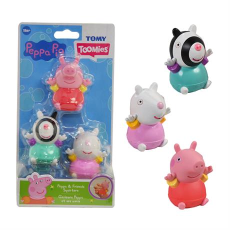 Набор игрушек-брызгалок для ванной Toomies Свинка Пеппа 3 шт. в ассорт. (E73105) - фото 9