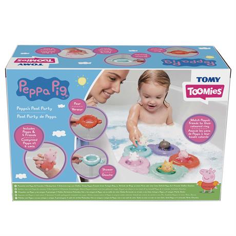 Набор игрушек для ванной Toomies Вечеринка Пеппы в бассейне (E73549) - фото 7