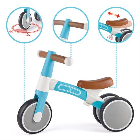 Біговел Hape Перша поїздка триколісний 7 блакитний (E8652) - фото 2