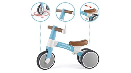 Біговел Hape Перша поїздка триколісний 7 блакитний (E8652) - фото 8