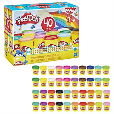 Набір пластиліну Play-Doh 40 баночок (E9413) - фото 0