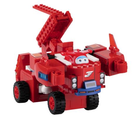 Трансформер-конструктор Super Wings Wise Blocks Buildable Transforming Vehicle Джетт 2 в 1 (EU385005) - фото 0