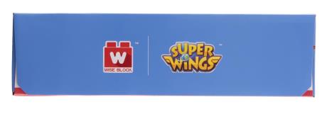 Трансформер-конструктор Super Wings Wise Blocks Buildable Transforming Vehicle Джетт 2 в 1 (EU385005) - фото 0