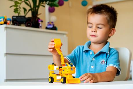Трансформер-конструктор Super Wings Wise Blocks Buildable Transforming Vehicle Донні 2 в 1 (EU385007) - фото 0