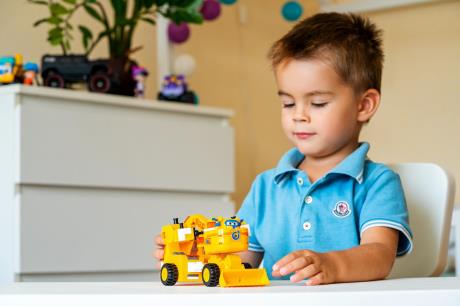 Трансформер-конструктор Super Wings Wise Blocks Buildable Transforming Vehicle Донні 2 в 1 (EU385007) - фото 0