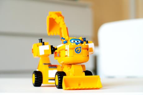 Трансформер-конструктор Super Wings Wise Blocks Buildable Transforming Vehicle Донні 2 в 1 (EU385007) - фото 0