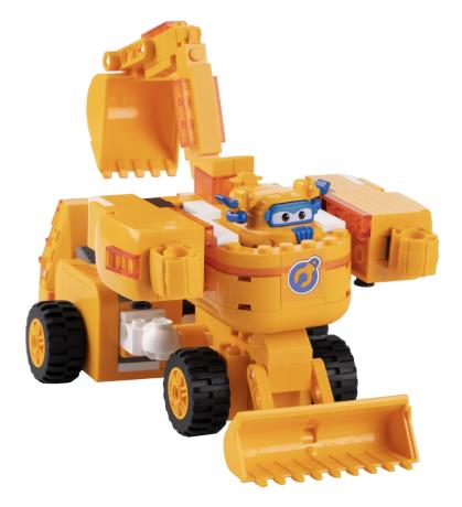 Трансформер-конструктор Super Wings Wise Blocks Buildable Transforming Vehicle Донні 2 в 1 (EU385007) - фото 0
