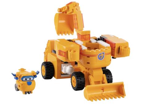 Трансформер-конструктор Super Wings Wise Blocks Buildable Transforming Vehicle Донні 2 в 1 (EU385007) - фото 0