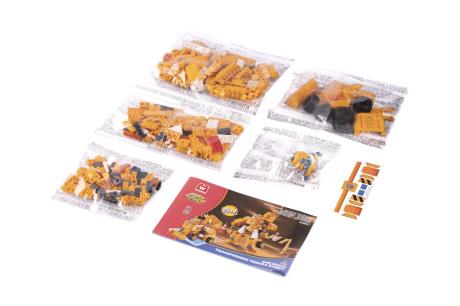 Трансформер-конструктор Super Wings Wise Blocks Buildable Transforming Vehicle Донні 2 в 1 (EU385007) - фото 0