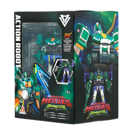 Фігурка DINOSTER - СТЕГО БЛАСТ ВІНГ (12,7 см, з аксес.) (EU580874) - фото 3