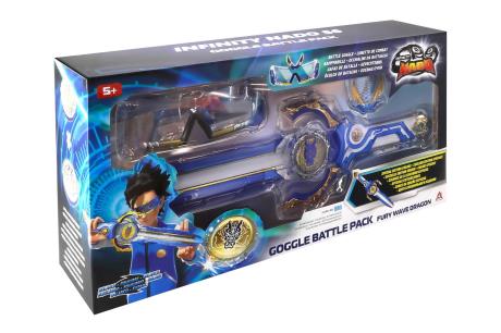 Ігровий набір Infinity Nado VI Goggle Battle Pack дзиґа та аксесуари (EU654161) - фото 0