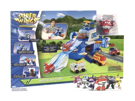 Трансформер Super Wings Повітряна База зі світлом та звуком (EU740831) - фото 0