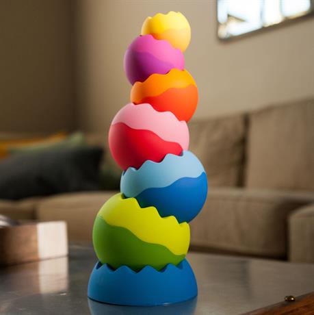 Пирамидка-балансир Fat Brain Toys Tobbles Neo (F070ML) - фото 10