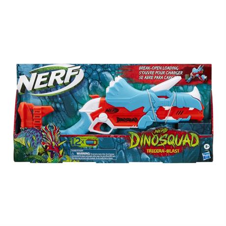 Бластер Nerf DinoSquad Тricera-Blast 12 патронов (F0803) - фото 3